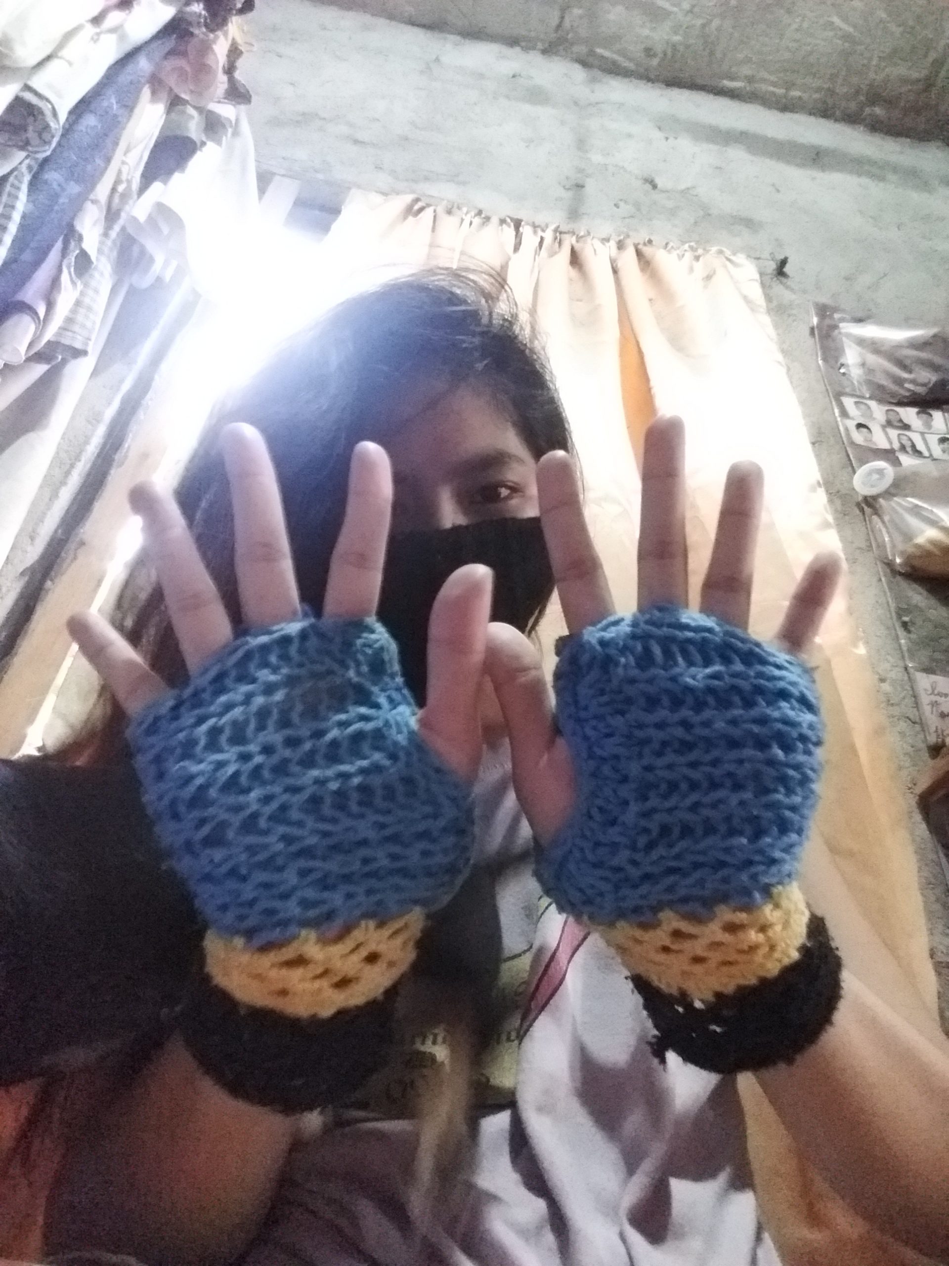Knitted Fingerless Gloves
